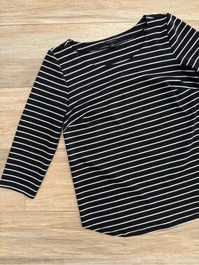 Ann Taylor Striped Top Size Small